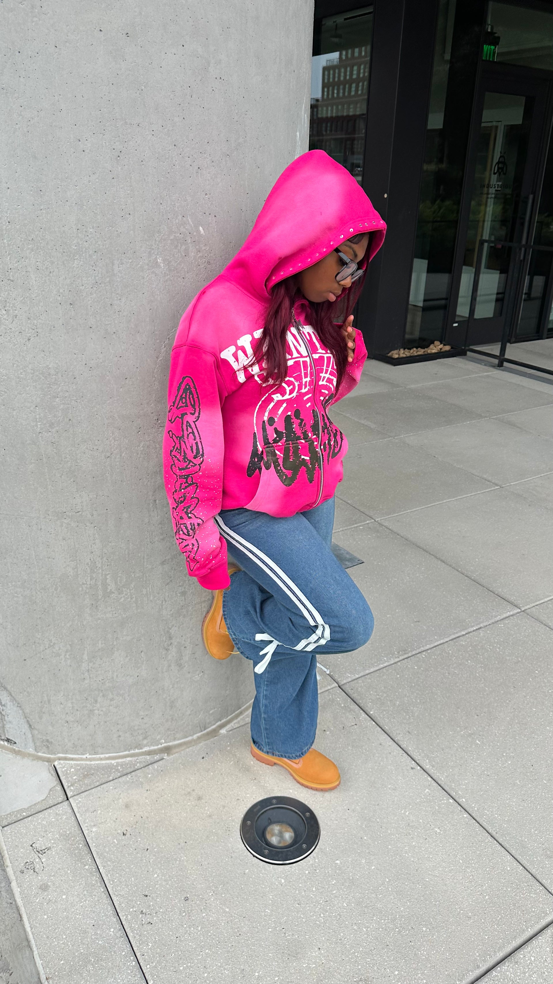 MW Pink Zip Up
